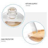 Wooden Cheese Board with Dome Cover - Elegant Serving Platter for Entertaining and Food Presentation V1366-AZ2-W-18702