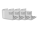 Bed Sheet Holder Clips for Thin Sheets, Grey, Secure Fit Fasteners V1263-JX-3898