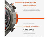 Black-red Outdoor Smartwatch with 1.45-Inch HD Round Screen and Flashlight V888-ELOSUNG28594