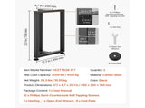 Table Legs, 740 x 450 mm Square T Shape Steel Furniture Legs, Modular Design, Easy Assembly, V952-ZTCFKFXTK281F1QMG001V0