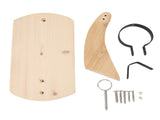 Wooden Ham Holder Stand Pine Wood Stable Ham Display Rack Stand for Carve and Slice Spanish Ham V1294-YM0901-3118250077711