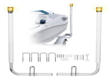 Boat Trailer Guide, 1175mm with LED Light Trailer Guide Poles, 2PCS High-Hardness Steel Guide-Ons, V952-CTCDGDLXBS40N0BCN001Y3