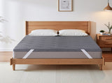 Giselle 8cm Memory Foam Mattress Topper Gel Dual Layer Foam Bamboo King MATTRESS-TOP-DL-8-K