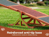 i.Pet Dog Agility Equipment Pet Seesaw Obedience Training Puppy Obstacle Outdoor Play 180cm PET-AGILITY-180-BR