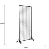 Versatile and Premium Flower Wall Stand / Portable Event Screen with Wheels 2m x 1m V637-DP1140613