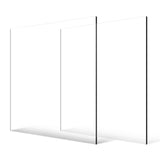 Plexiglass Acrylic Sheet, 2-Pack Plastic Sheets, 610 x 914 mm 6 mm Thick Clear Plastic Cast V952-YJBL2436INCHGD23KV0