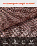 VEVOR 90% Sun Shade Cloth Privacy Screen 305 x 366 cm for Patio Garden V952-JBZGB120FT1810KQ7001V0