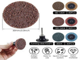 90Pcs Nylon Sanding Discs Set 2in Quick Change Die Grinder Sanding Wheel with 1/4in Holder Fine V1369-AZ3-W-12551
