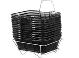 Shopping Baskets with Handles, 12PCS, Metal Shopping Basket, Portable Wire Shopping Basket, V952-GXSBSJSGWLGXVOLJBV0