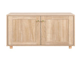 Artiss 2-In-1 Coffee Table Pet Cat House Wooden Side Table Storage Cabinet 80x50x55CM FUR-AF-COF-01P-WD