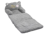 Kids Sofa for Baby Toddler Cute Cartoon Cat Convertible Armrest Chair Fold Out Couch Bed for Napping V1294-YM0901-3116230017312