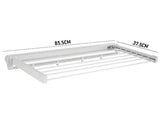 Alston Wall Mounted Drying Rack Clothes Airer Space Saver Folding Dryer Bearing Capacity 12KG V985-WMDRYINGRACKW