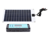 Solar Panels 1 for 5 50W Solar Panel Battery Charger with MPPT 100A Controller for 12V Battery and V1294-YM0626-3114220115911