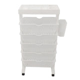 Movable Bookshelf Removable Bookcase Rotatable Multilayer Mobile Bookshelf for Bedroom Dormitory V1294-YM0901-3116230011611
