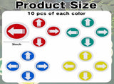 Trail Markers Reflective Marker Pack Bright Marking Reflectors for Hunting Hiking Driveway Camping V1259-DP01-A-1173