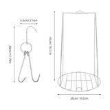 Stainless Steel Plated Chicken Roaster Stand for Oven and BBQ, and Stable Cooking Rack V1366-AZ2-W-20462