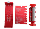 Chisel Sharpening Jig Precise Positioning Aluminum Alloy Woodworking Chisel Honing Guide with Angle V1294-YM0901-3114250078311