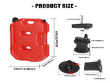 2.6-Gallon Storage Box with Lockable Bracket Durable Storage Container for Home, Garage & V1107-CS-UAZGGZ5