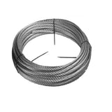 50m Stainless Steel Wire Rope Cable 5mm 316 A4 7x7 Balustrade Fence V63-929941