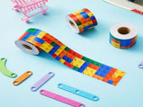 Glenmal 3roll 65.6 Feet Building Block Bulletin Borders Classroom Borders Colorful Bulletin V1258-DP02-C-1131