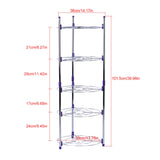 5 Tiers Home Kitchen Pans Pots Storage Rack Durable Metal Wire Shelving Organizer V1294-YM0901-GB-JY03917
