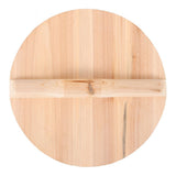 Wooden Wok Lid with Smooth Surface for Steam Retention and Easy Handling V1369-AZ3-W-20634
