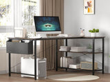 Levede L Shaped Computer Desk Home Corner Desk DH1052-120-BR
