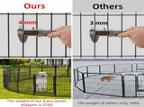 16 Panel Pet Playpen Gate Extension w/ Lockable Door Large Dog Cage V178-66945
