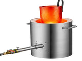Propane Melting Furnace Kit, 8KG/18lbs Gas Metal Melting Furnace Kit, Foundry Home Kiln with V952-BWRJLDHQSYMGIJ2DIV0