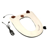 USB Heated Toilet Seat Cover with Capybara Design Soft Plush, Washable, Fast Heating, 5-Level V1341-ZY-69VLM7RR-WHITE