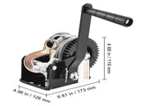 Hand Winch, 362.8 kg Pulling Capacity, Boat Trailer Winch Heavy Duty Rope Crank with 10 m Steel Wire V952-CYSDJP800BG0IYPD8V0