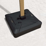 82cm Black Offset Patio Umbrella Base - Sand/Water Filled Square LSB-59351