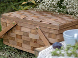 France Style Picnic Basket Bread Baskets Hiking Storage Box Cake Table Decorating Food Photography V1369-AZ3-W-11936