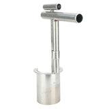 Bulb Planter Tool Alloy Handheld Soil Sampler Lawn and Garden Tool for Weeding Transplanting Digging V1294-YM0901-3111240114711