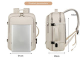 Large Capacity Travel Backpack with USB Charging Port - Pink V888-ELOSUNG15298