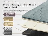 Electric Full Body Massage Mattress with Heat, Airbag, and Kneading Grey V1142-LP1005008479826186