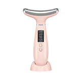 Face Massager -4 Color Red-Light-Therapy for Face and Neck for Wrinkles, Double Chin, Vibrating V1107-110-20763-PNK-59MM