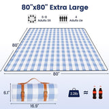 Outdoor Picnic Blanket Waterproof Mat Extra Wide Camping Tent Ground Sheet for Hiking and Outdoor V1308-DSZKI-926-2