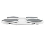 Dining Table Turntable Reusable Tabletop Slide Rail Manual Rotating Tray Round Serving Plate for V1294-YM0901-3118240225911