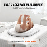 VEVOR Baby Scale Digital Infant Scale with Measuring Tape Hold & Tare Function V952-DZYECDZYECABYSLXXV9
