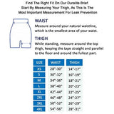 Unisex Incontinence Pull-On Waterproof Pants - Soft Nylon, Leak-Proof Protection for Day & Night, V1370-AZ4-17989