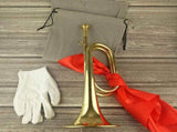Brass Military Cavalry Bugle Orchestra Gold Color V1370-AZ4-07143