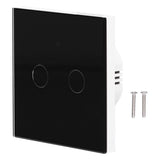 Type 86 2Way Smart Switch Touch Voice Household CapacitorFree Backlit Switch for Zigbee Tuya V1294-YM0901-3113210139211