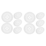 Plastic Dehydrator Sheets for Washer White 10Pcs Stable and Non-Harmful to Clothes V1369-AZ3-W-20828