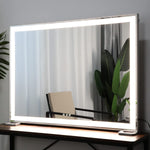 Large Hollywood Makeup Mirror 3 Modes Lighted and Smart Touch Control V178-84958