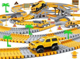 343 track-building sets, track-course - STEM learning toys, construction vehicles V1105-YAWJ-01