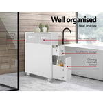 Artiss Bathroom Cabinet Storage Toilet Organiser FURNI-G-BATH-WH