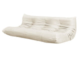 Levede 3 Seaters Floor Sofa Caterpillar Lounge REP1001-3S-BG