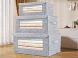 Wzzjkit Clothes Storage Bins, Foldable Storage Bin for Clothes, Clothing Storage Bins with Lid, V1189-LWWAL-20260325-01445