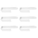 6PCS Hat Racks for Baseball Caps Acrylic Wall Mounted Self Adhesive Hat Storage Holder Wall Hat Hook V1294-YM0901-3116240033113